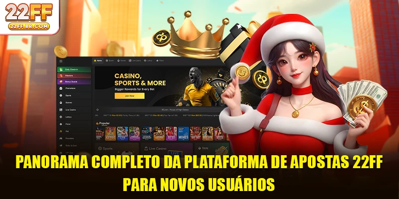 Panorama completo da plataforma de apostas 22FF para novos usuários