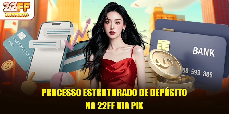 Processo estruturado de depósito no 22FF via PIX